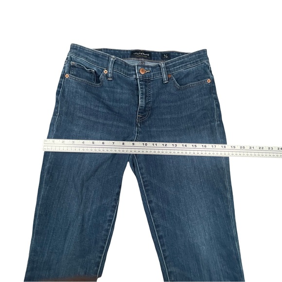 Lucky Brand Jeans Women's Blue Mid Rise Ava Crop Denim Size 8 - Picture 5 of 11
